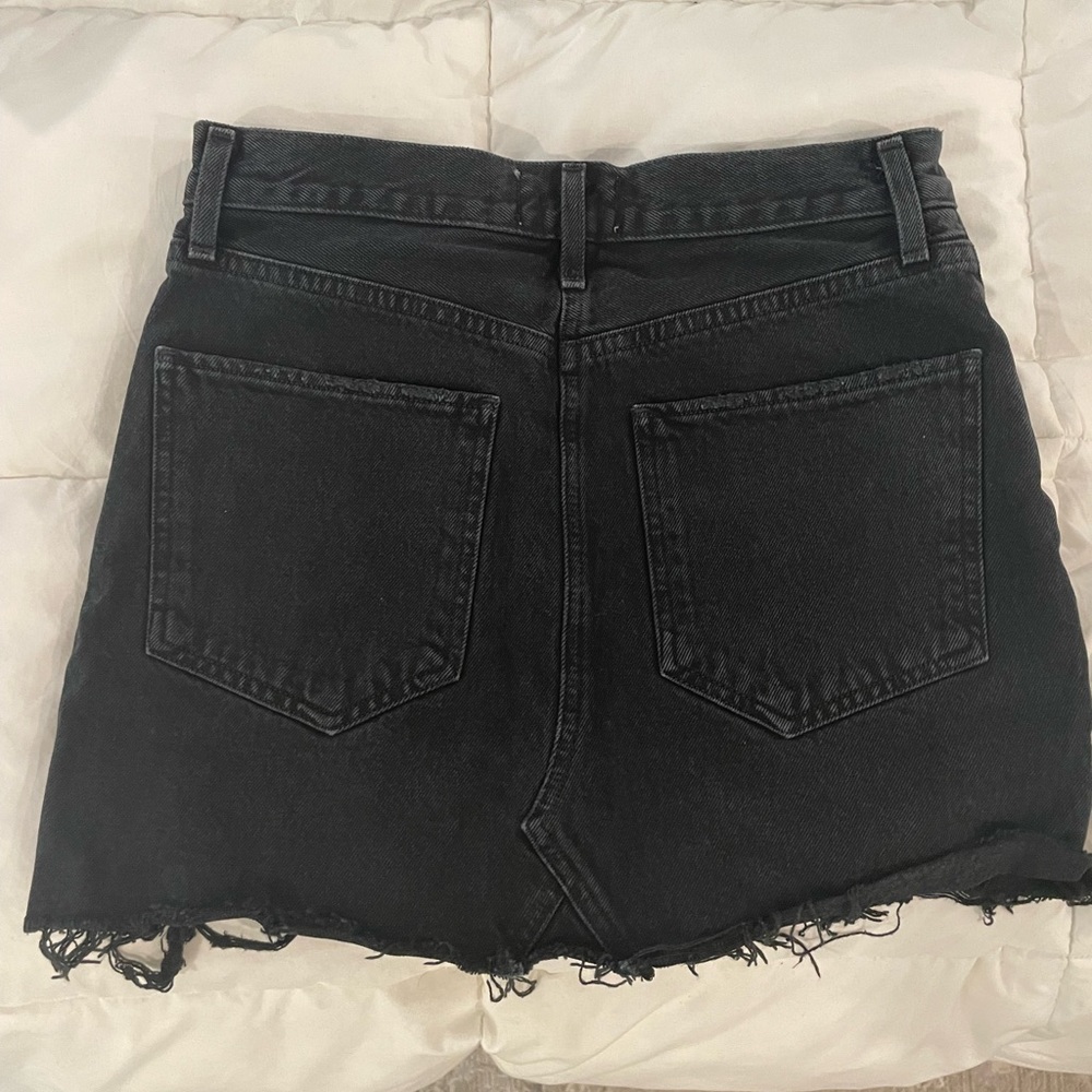 BEST. DENIM. SKIRT. EVER. - Picture 4 of 5